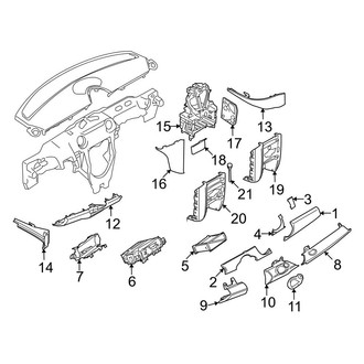 Mini OE - Instrument Panel Components (Hatchback)