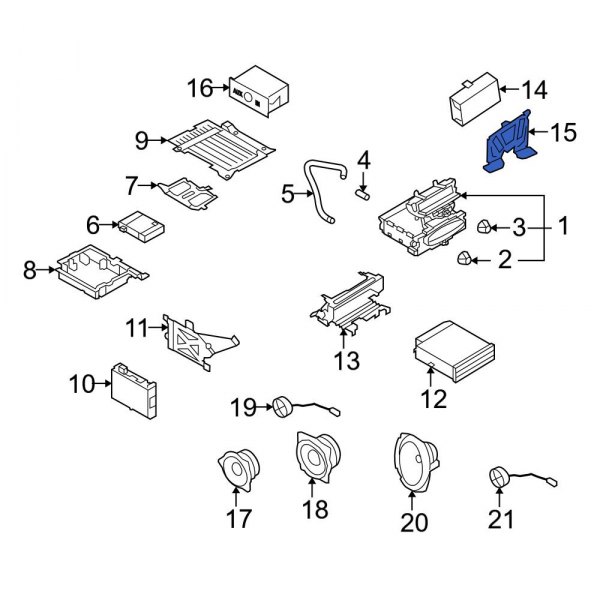 Radio Amplifier Bracket