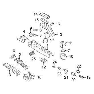 Mini OE - Center Console (Body & Components), (Base / John Cooper Works / S Convertible 1.6L)