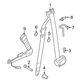 Mini OE - Restraint Systems - Front Seat Belts (Base / John Cooper Works / S Convertible)
