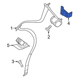 Mini OE - Rear Right Seat Belt Guide