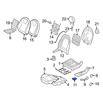 Mini OE - Front Left Seat Heater Pad Connector