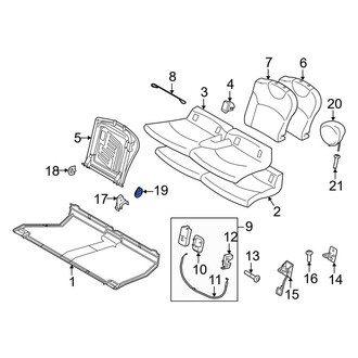 Mini OE - Seat Hinge Bushing
