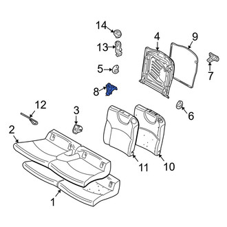 Mini OE - Seat Back Frame Bracket