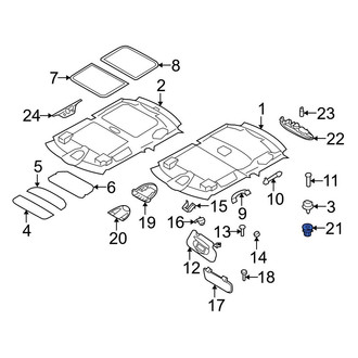 Mini OE - Passenger Air Bag Disable Switch