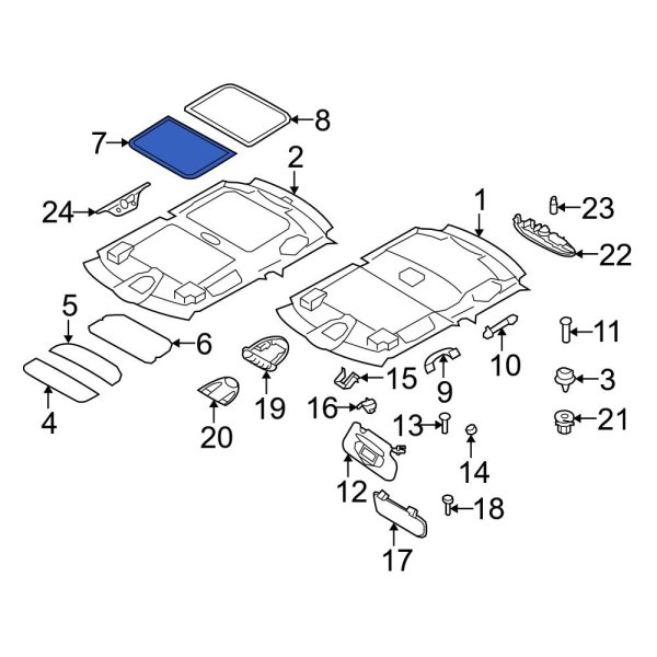 Sunroof Molding