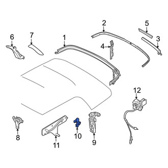 Mini OE - Left Convertible Top Housing Support