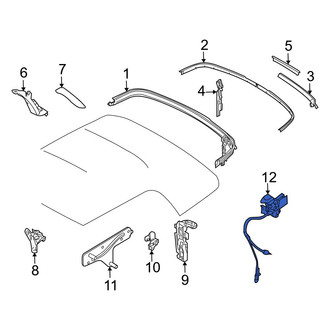 Mini OE - Left Convertible Top Latch