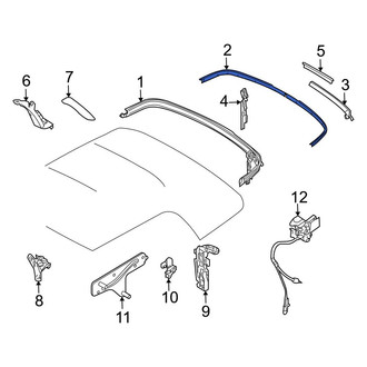Mini OE - Left Convertible Top Housing