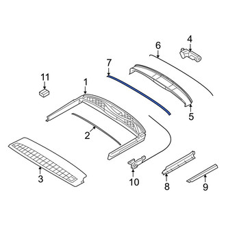 Mini OE - Convertible Top Case Seal