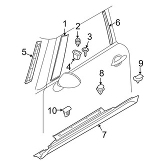 Mini OE - Pillars, Rocker & Floor - Exterior Trim
