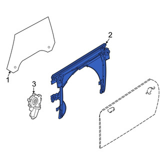 Mini OE - Front Right Window Regulator