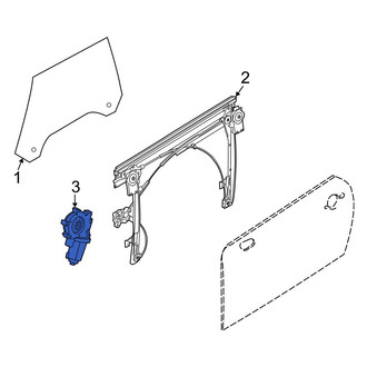 Mini OE - Front Left Window Motor