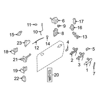 Mini OE - Front Door - Lock & Hardware