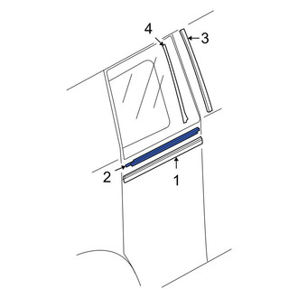 Mini OE - Rear Right Door Panel Insert