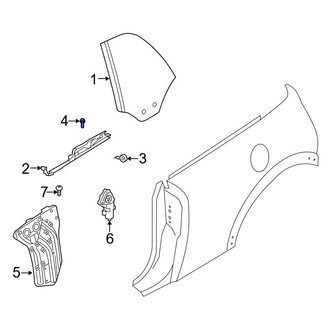 Mini OE - Window Guide Bolt