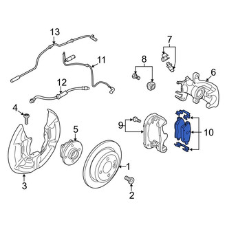 Mini OE - Rear Disc Brake Pad Set