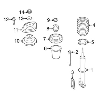 Mini OE - Rear Suspension - Struts & Components (Base / John Cooper Works / John Cooper Works GP / S Hatchback)
