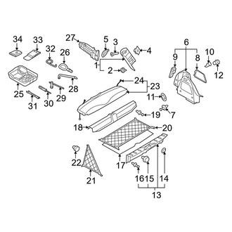 Mini OE - Rear Body & Floor - Interior Trim (Base / S Hatchback)