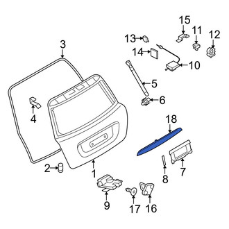 Mini OE - Rear Outer Tailgate Handle