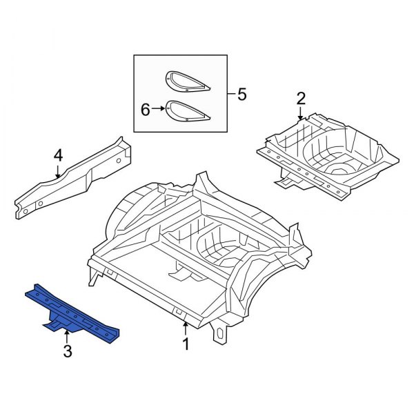 Floor Pan Crossmember