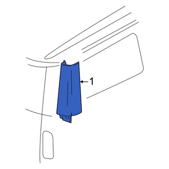 Mini OE - Rear Left Body C-Pillar Molding