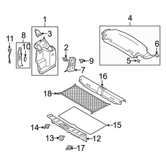 Mini OE - Rear Body & Floor - Interior Trim (Base / John Cooper Works / S Convertible)