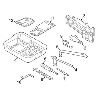 Mini OE - Rear Body & Floor - Jack & Components (Base / John Cooper Works / S Convertible)