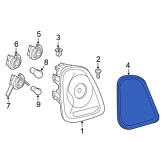 Mini OE - Rear Left Tail Light Bezel