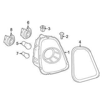 Mini OE - Rear Lamps - Tail Lamps (Base / John Cooper Works / S Hatchback)