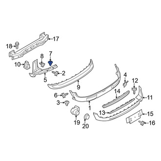 Mini OE - Bumper Cover Nut