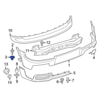 Mini OE - Bumper Cover Retainer