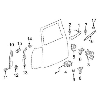Mini OE - Back Door - Lock & Hardware