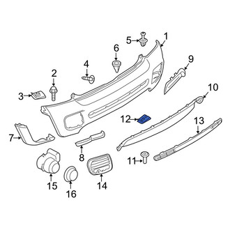 Mini OE - Valance Panel Nut