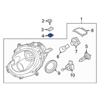 Mini OE - Headlight Mounting Nut