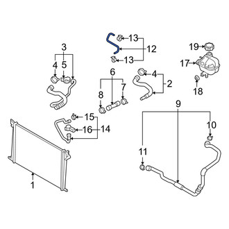 Mini OE - Engine Coolant Overflow Hose