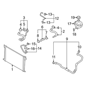 Mini OE - Cooling - Radiator & Components (Coupe / Roadster)