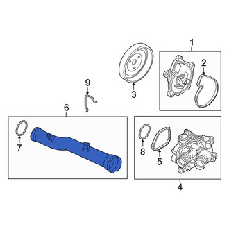 Mini OE - Engine Coolant Pipe