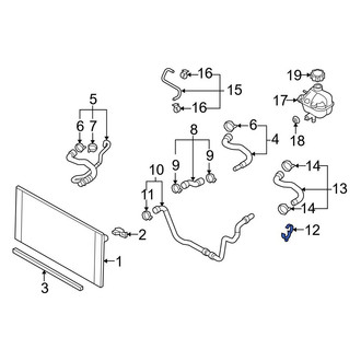 Mini OE - Radiator Coolant Hose Hold Down