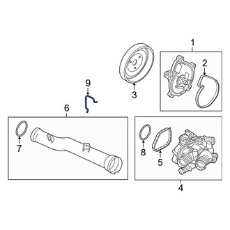 Mini OE - Engine Coolant Pipe C-Clip