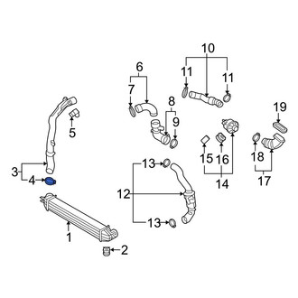 Mini OE - Intercooler Pipe Clamp