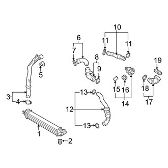Mini OE - Cooling - Intercooler (Coupe John Cooper Works / Coupe S / Roadster John Cooper Works / Roadster S)