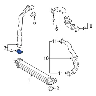 Mini OE - Intercooler Pipe Clamp
