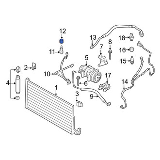 Mini OE - A/C Service Valve Cap