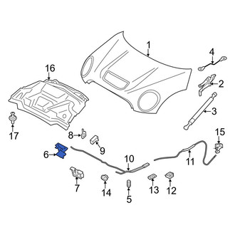 Mini OE - Front Hood Safety Catch