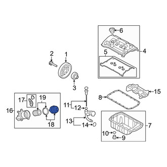 Mini OE - Engine Oil Filter Housing Cover