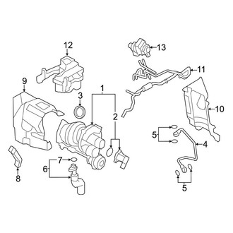 Mini OE - Engine / Transaxle - Turbocharger & Components (Coupe John Cooper Works / Coupe S / Roadster John Cooper Works / Roadster S)