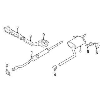 Mini OE - Exhaust System - Exhaust Components (Coupe / Roadster)