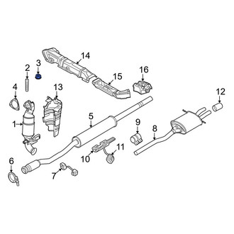 Mini OE - Catalytic Converter Nut
