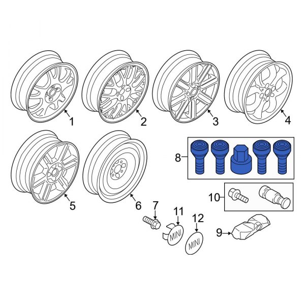 Wheel Lock Set